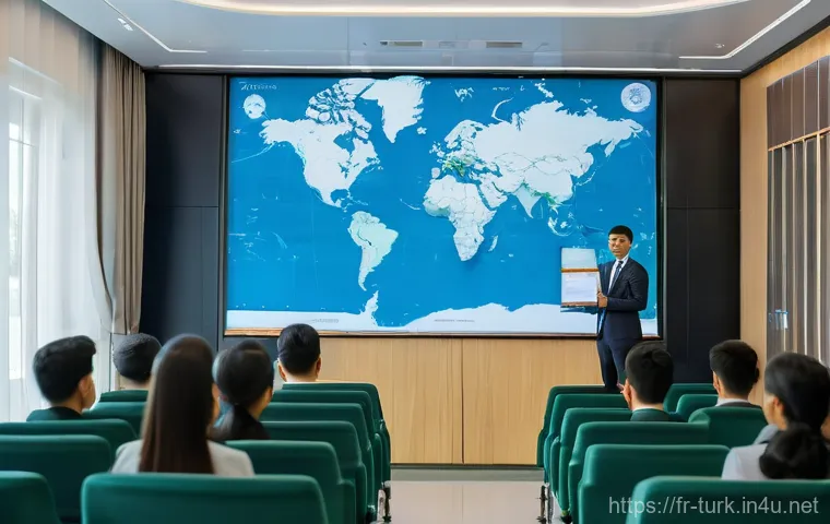 투르크메니스탄 경제 발전의 역사 - A dynamic, bustling scene at the modern Turkmenbashi International Seaport on the Caspian Sea. Large...